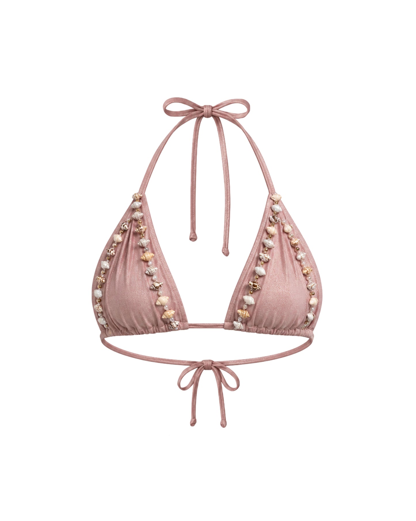 Embellished Sol // Sal Rosada | Triangle Bikini Top