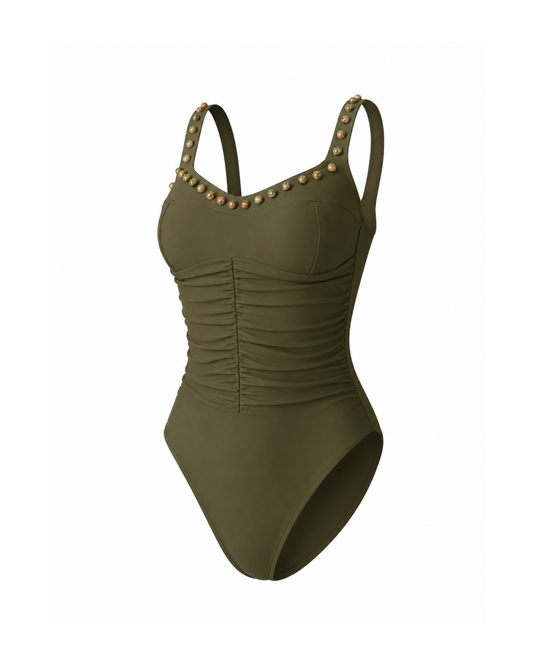 Embellished Atlas // Jungla | Gathered One-Piece